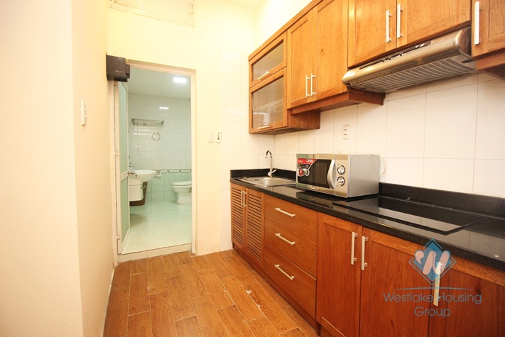 A budget 1 bedroom apartment for rent in Kim Ma, Ba Dinh